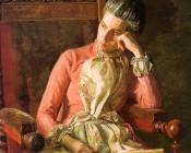 托马斯 伊肯斯 : Portrait of Amelia Van Buren